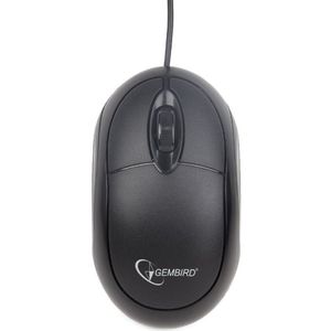 Gembird - MUS-U-01 - Muis - Zwart - USB - 3-knops met Scrollwiel