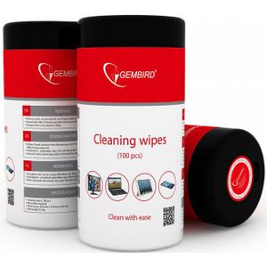 Sterile Cleaning Wipe Sachets (Pack) LCD GEMBIRD CK-WW100-01 (100 pcs)