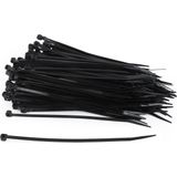 Nylon - Tiewraps - Zwart - 150 x 3,6 mm - Zak van 100 Stuks