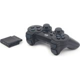 GMB Gaming Dual Vibration USB/PS2/PS3 GamePad - draadloos / zwart