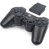 GMB Gaming Dual Vibration USB/PS2/PS3 GamePad - draadloos / zwart