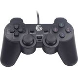Gembird - Pc Gaming Controller - Zwart - USB - Programmeerbare Knoppen