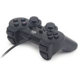 Gembird - Pc Gaming Controller - Zwart - USB - Programmeerbare Knoppen