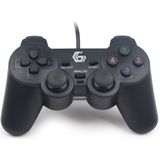Gembird - Pc Gaming Controller - Zwart - USB - Programmeerbare Knoppen