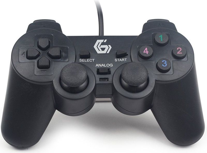 Gembird - Pc Gaming Controller - Zwart - USB - Programmeerbare Knoppen
