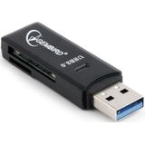 USB Cardreader - USB-A - 2 Kaartsleuven - USB3.0