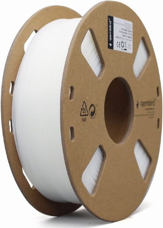 Gembird - 3DP-PLA1.75-01-NAT - 3D-printmateriaal - Natuurlijk - PLA