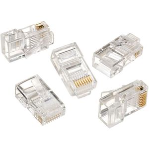 RJ45 Krimp Connectoren - 50 Stuks - Geschikt voor CAT5/5e - UTP
