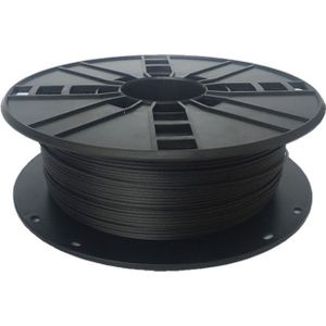 Gembird PLA filament koolstof 1.75 mm 0.8 kg 3DP-PLA1.75-02-CARBON (PLA, 200 mm, 800 g, Zwart), 3D print filamenten, Zwart