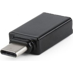 USB-C (m) - USB-A (v) adapter - compact - USB3.0 / zwart