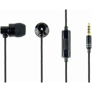 In-Ear Oordopjes - Zwart - Kunststof - Microfoon