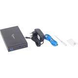Externe HDD Behuizing - 3.5 Inch - USB 3.0 - Zwart