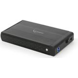 Externe HDD Behuizing - 3.5 Inch - USB 3.0 - Zwart