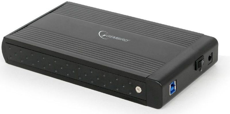 Externe HDD Behuizing - 3.5 Inch - USB 3.0 - Zwart