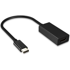 Cablexpert USB-C naar DisplayPort adapter met DP Alt Mode - zwart - 0,15 meter