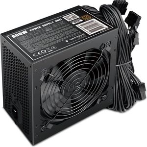 Gembird - CCC-PSU80P-BBP-600 - Voeding - Zwart - 600W - ATX 80+ Bronze