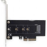 Gembird PEX-M2-01 interfacekaart/-adapter Intern M.2,PCIe