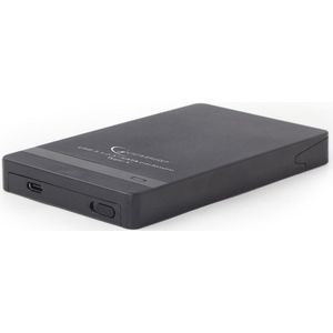 Externe USB 3.1 2.5"" HDD behuizing, Type-C, zwart