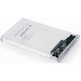 Gembird - EE2-U3S9-6 - Harddisk Behuizing - Transparant - Kunststof
