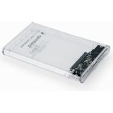 Gembird - EE2-U3S9-6 - Harddisk Behuizing - Transparant - Kunststof