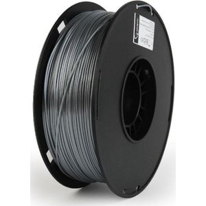 Gembird 3D filament PLA PLUS - zilver 1.75 mm - 1 kg