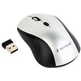 Draadloze Muis - Zwart/Zilver - Optisch - USB Nano Ontvanger