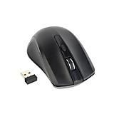 Draadloze Muis - Zwart - Optisch - 4 Knoppen - USB Nano Ontvanger