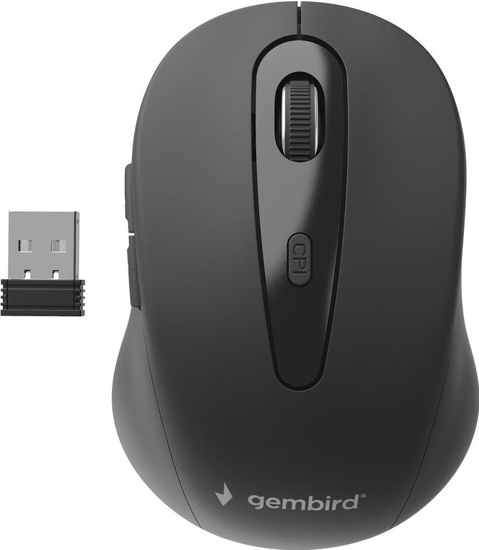 Gembird - X-G200 - Draadloze Muis - Zwart - Ergonomisch Ontwerp