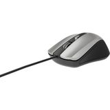 Gembird - MUS-4B-01-BS - Muis - Zilver, Zwart - Bedraad