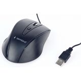 Gembird - MUS-4B-02 - Muis - Zwart - Bedraad - Optisch
