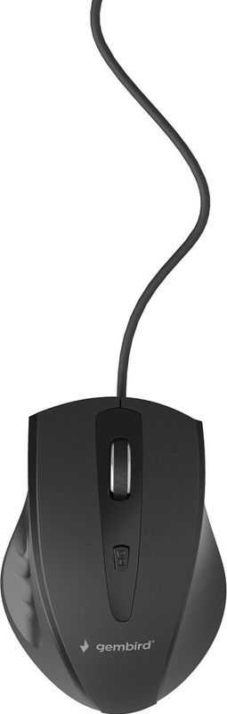 Gembird - MUS-4B-02 - Muis - Zwart - Bedraad - Optisch