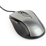 Mouse USB Optical Black/Grey/MUS-6B-01-BG GEMBIRD