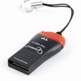 Gembird MicroSD Kaartlezer USB 2.0 - Zwart