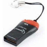 Gembird MicroSD Kaartlezer USB 2.0 - Zwart