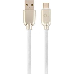 USB C Kabel Baumwolle, 2 Meter, Blister - CableXpert