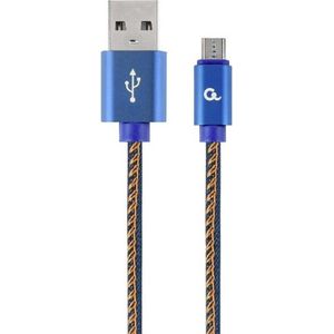 Micro-USB kabel Denim Blue Jeans 2 meter