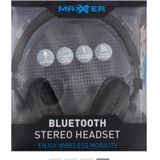 Maxxter Koptelefoon - Draadloze Hoofdtelefoon - Inclusief Micro USB Kabel - Headset - Bluetooth