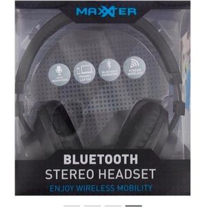 Maxxter Koptelefoon - Draadloze Hoofdtelefoon - Inclusief Micro USB Kabel - Headset - Bluetooth