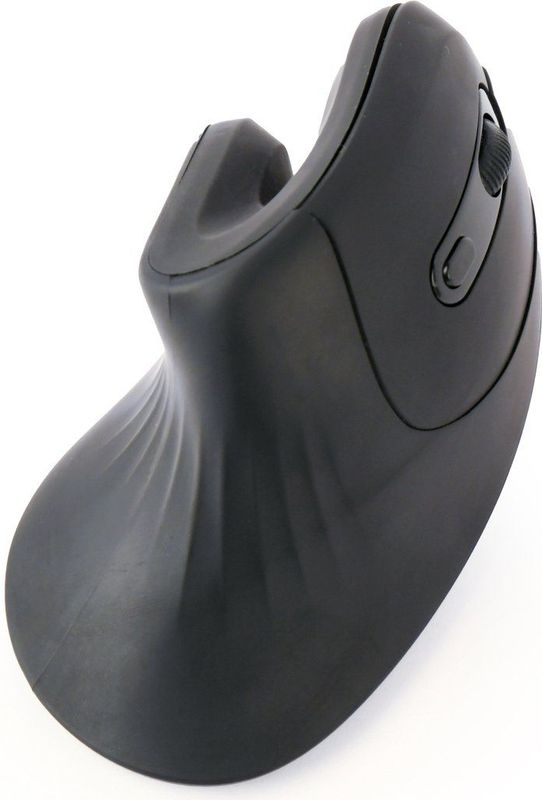 Gembird - MUSW-ERGO-03 - Muis - Zwart - Draadloos - 6 Knoppen