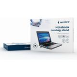 Gembird notebookstandaard met koeler voor notebooks tot 15 inch
