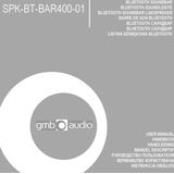 Soundbar GEMBIRD SPK-BT-BAR400-01 10W Black