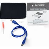 Gembird Externe HDD behuizing 2.5 SATA USB3.0 blauw