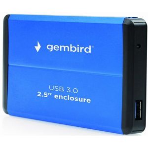 Externe HDD behuizing 2.5' SATA USB3.0 blauw