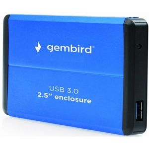 Gembird 2.5"" hard drive behuizing blauw