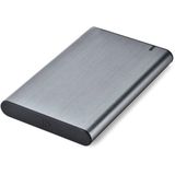 GEMBIRD EE2-U3S-6 HDD / SSD-schijfbehuizing 2,5 inch met USB Type-C-poort USB 3.1 geborsteld aluminium grijs