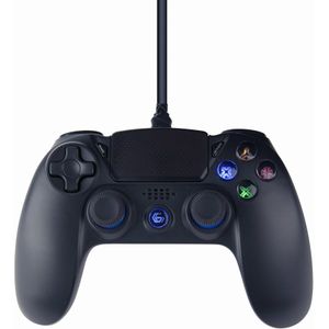 Gembird bedrade game controller voor PlayStation 4 of PC - dual vibration en headset socket