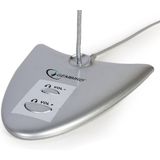 Gembird MIC-DU-01 Microfoon - Zilver - USB