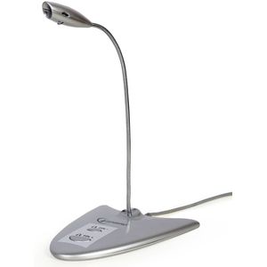 Gembird MIC-DU-01 Microfoon - Zilver - USB