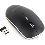 Gembird - Draadloze USB-A Muis - Zwart - 800-1600 DPI - 4 Knoppen