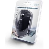Gembird - Draadloze USB-A Muis - Zwart - 800-1600 DPI - 4 Knoppen